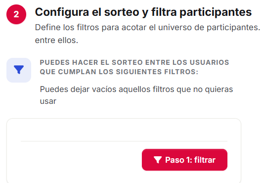 Paso 1: Filtrar